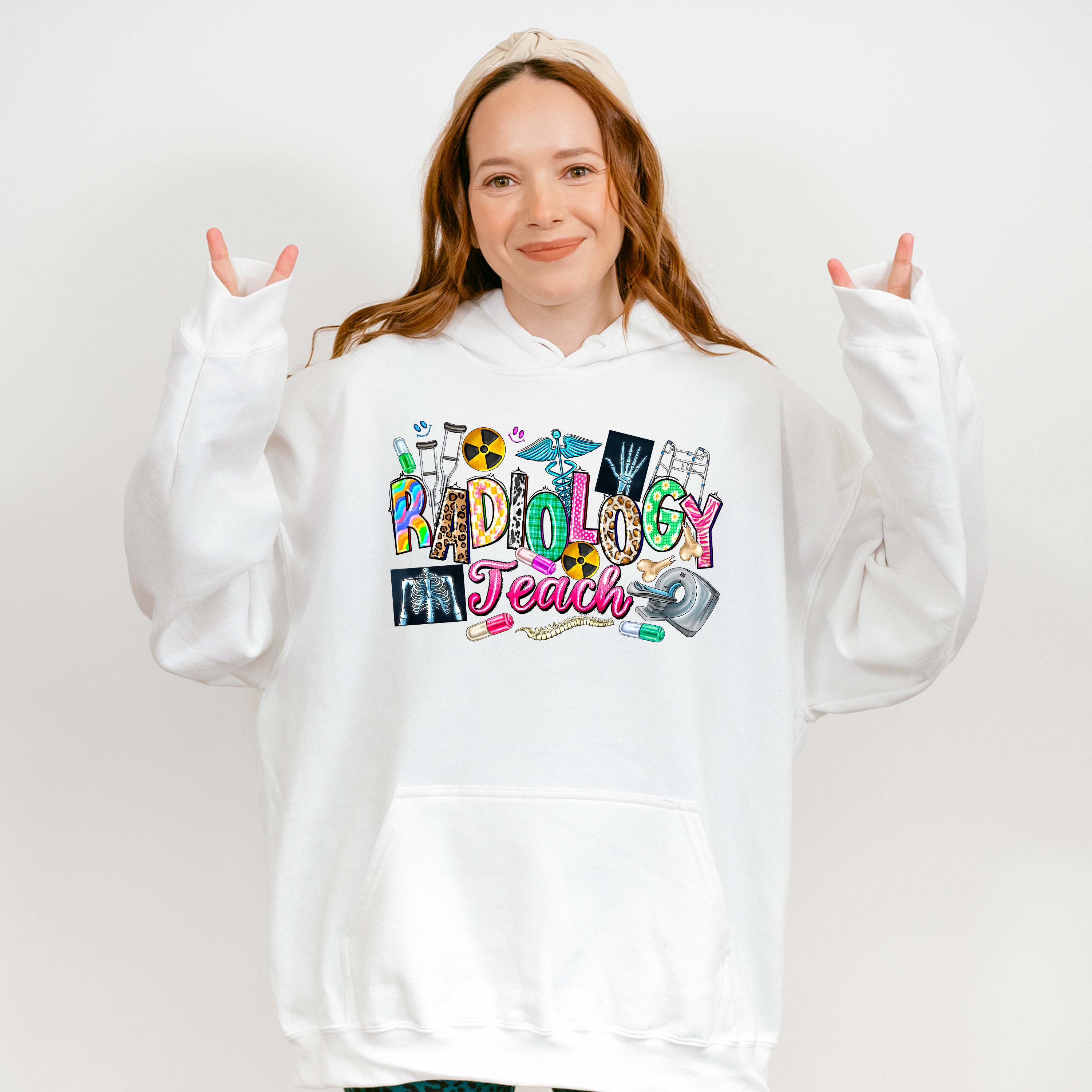 Radiology Teach Design - Radiology Unisex Crewneck T-Shirt Sweatshirt Hoodie