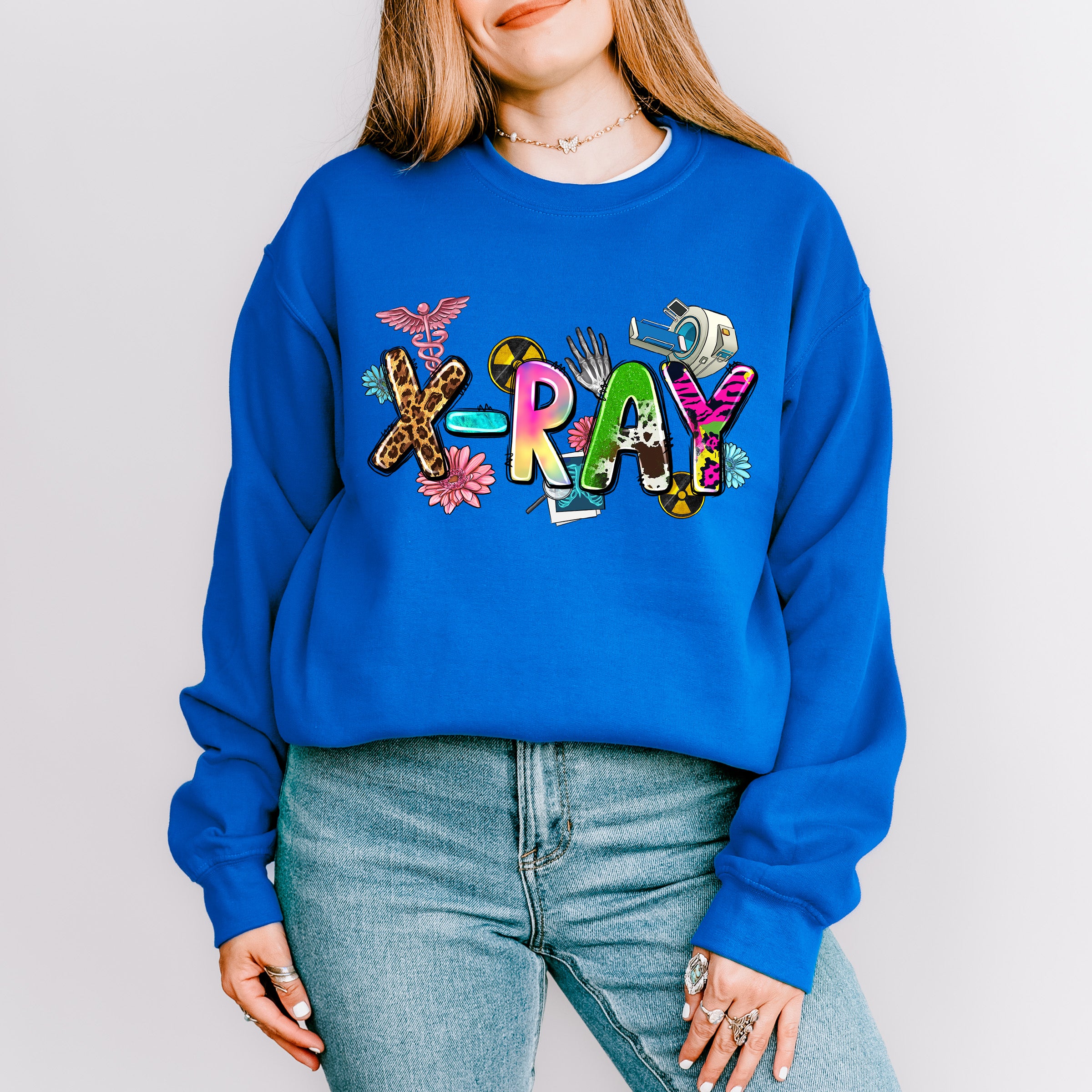 X-Ray Design - Radiology Unisex Crewneck T-Shirt Sweatshirt Hoodie