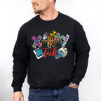 X-Ray Tech Doodles Design - Radiology Unisex Crewneck T-Shirt Sweatshirt Hoodie