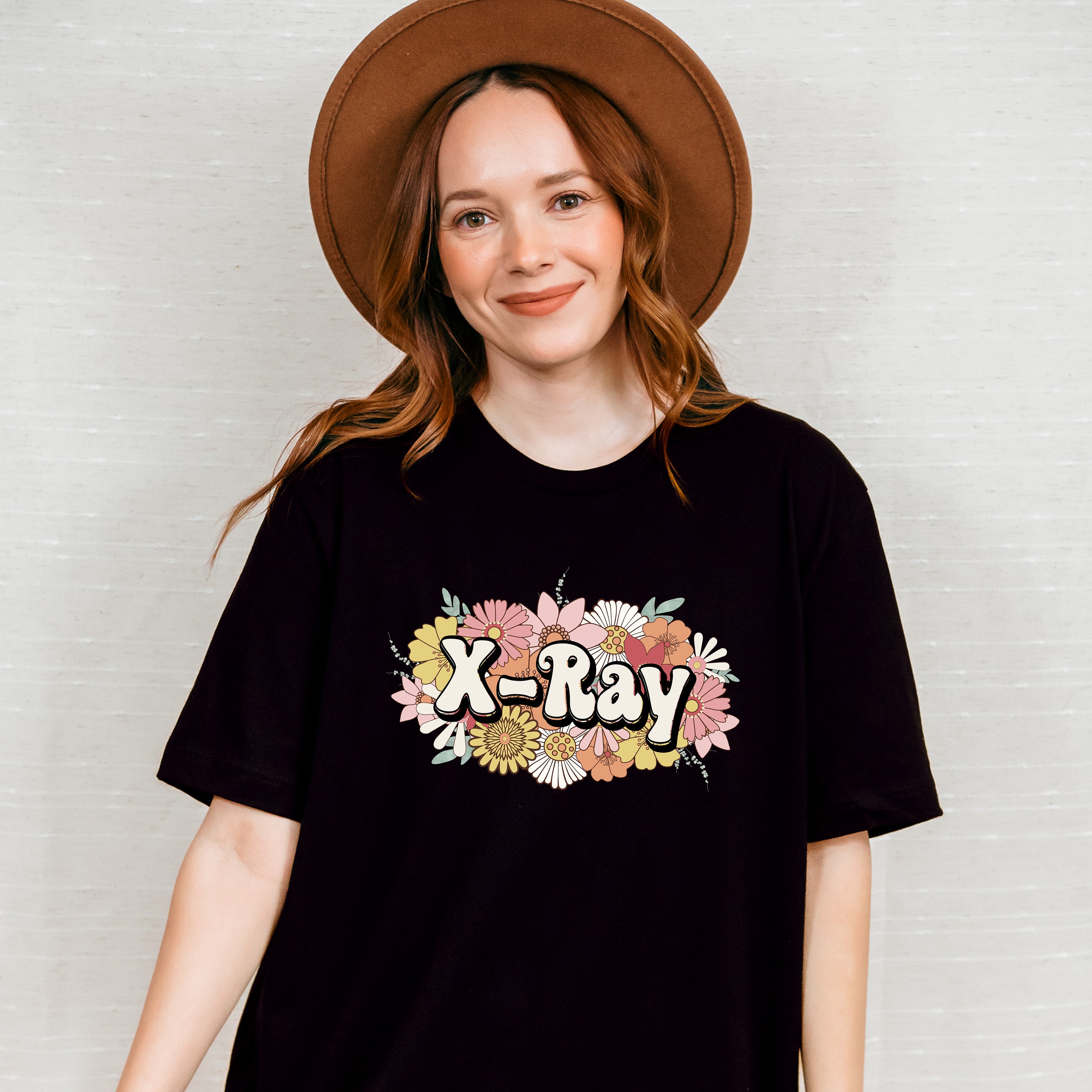 X-Ray Floral Design - Radiology Unisex Crewneck T-Shirt Sweatshirt Hoodie