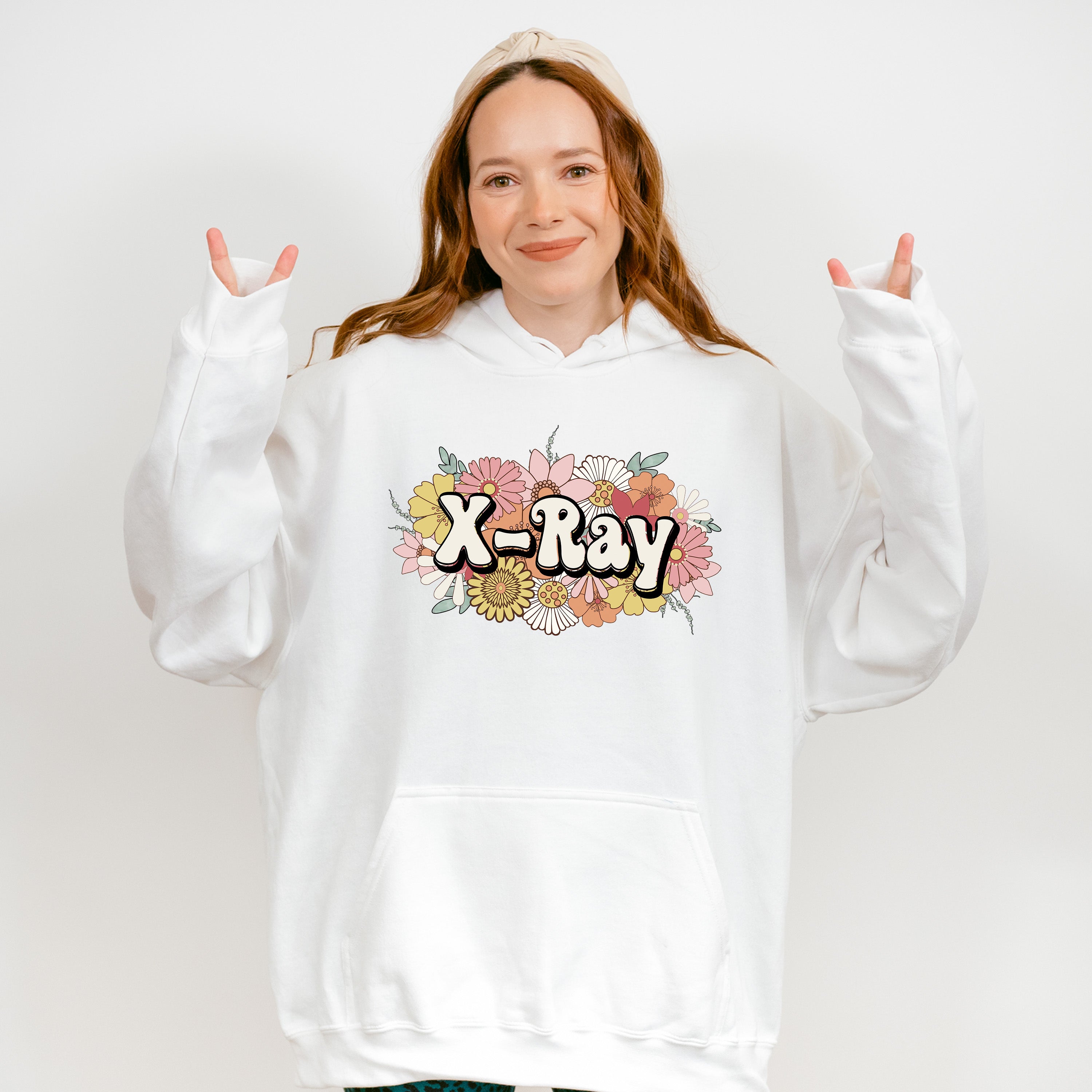 X-Ray Floral Design - Radiology Unisex Crewneck T-Shirt Sweatshirt Hoodie