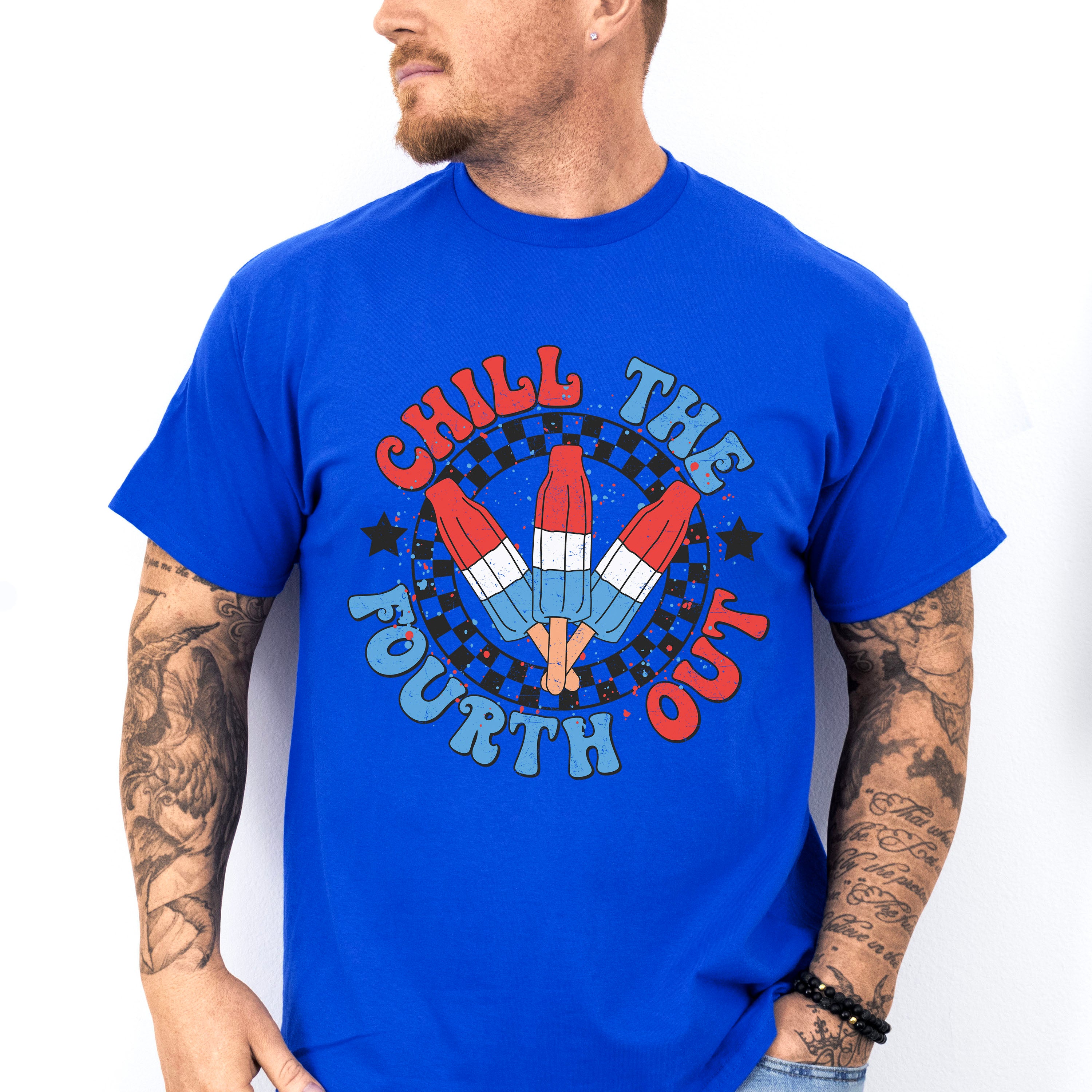 Chill The Fourth Out Popsicles 4Th Of July Unisex Crewneck T-Shirt Sweatshirt Hoodie