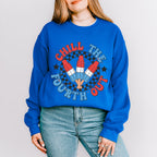Chill The Fourth Out Popsicles 4Th Of July Unisex Crewneck T-Shirt Sweatshirt Hoodie