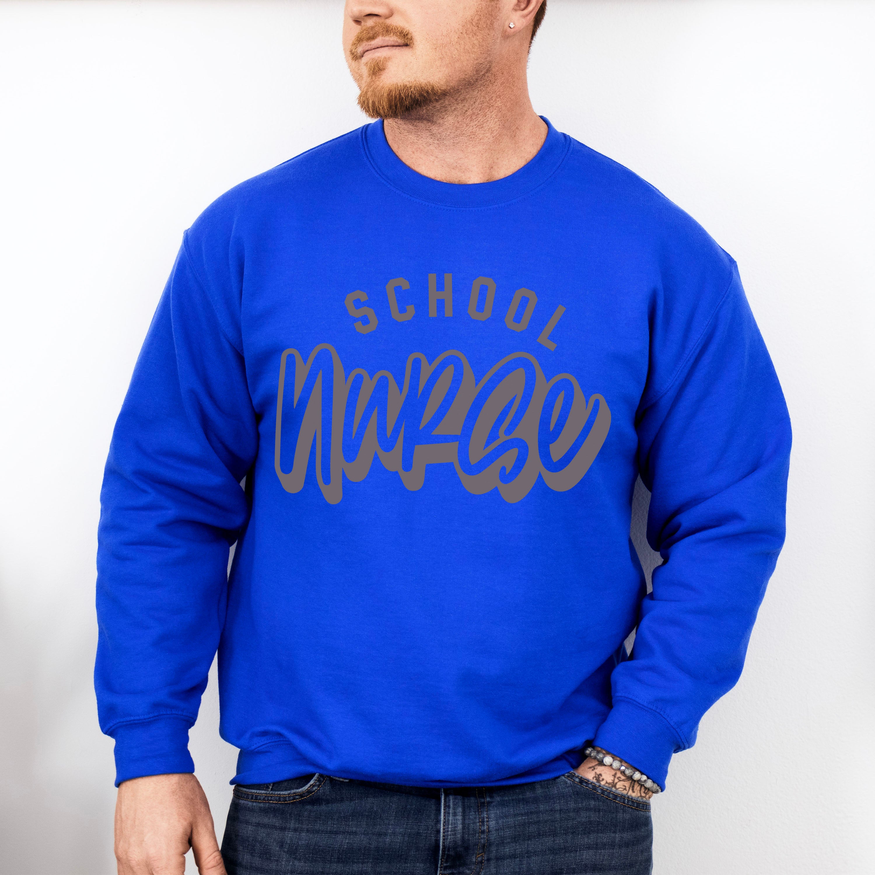 School Nurse Design - School Nurse Unisex Crewneck T-Shirt Sweatshirt Hoodie