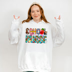 School Nurse Doodles Design - School Nurse Unisex Crewneck T-Shirt Sweatshirt Hoodie