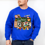 School Nurse Blackboard Design - School Nurse Unisex Crewneck T-Shirt Sweatshirt Hoodie