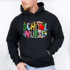 Apple School Nurse Design - School Nurse Unisex Crewneck T-Shirt Sweatshirt Hoodie