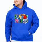 Apple School Nurse Design - School Nurse Unisex Crewneck T-Shirt Sweatshirt Hoodie