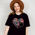 Heart Shape School Nurse Design - School Nurse Unisex Crewneck T-Shirt Sweatshirt Hoodie