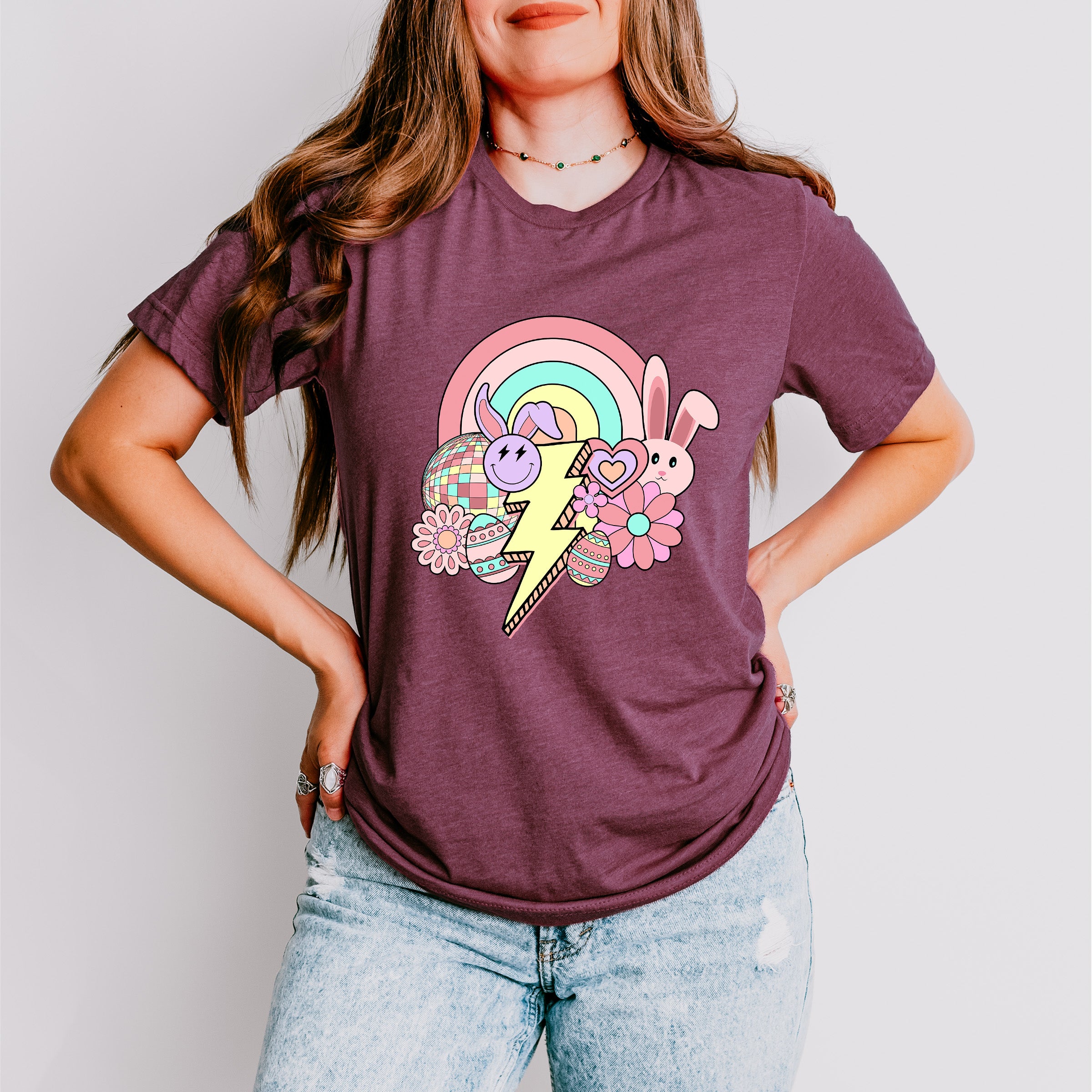 Easter Doodles Lightning - Easter Day Unisex Crewneck T-Shirt Sweatshirt Hoodie