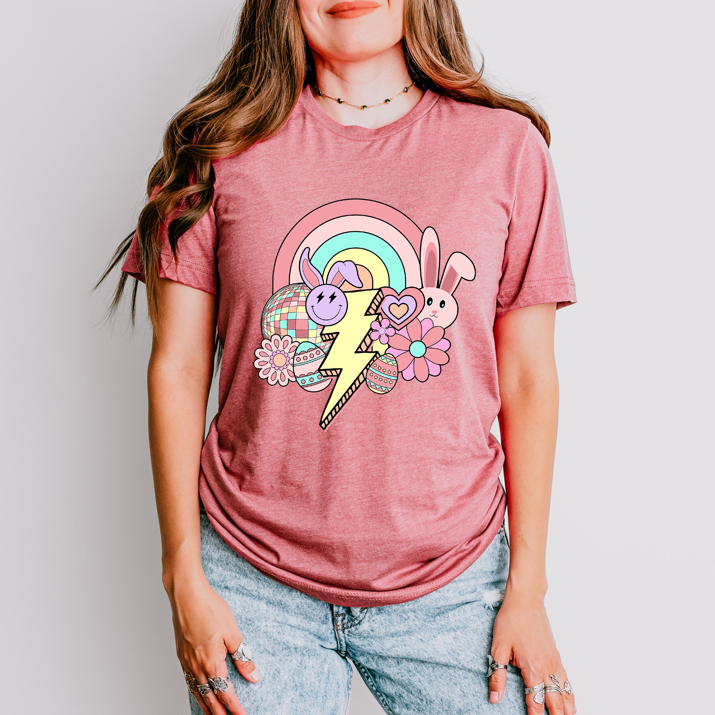 Easter Doodles Lightning - Easter Day Unisex Crewneck T-Shirt Sweatshirt Hoodie