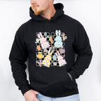 Bunnies And Easter Doodles - Easter Day Unisex Crewneck T-Shirt Sweatshirt Hoodie