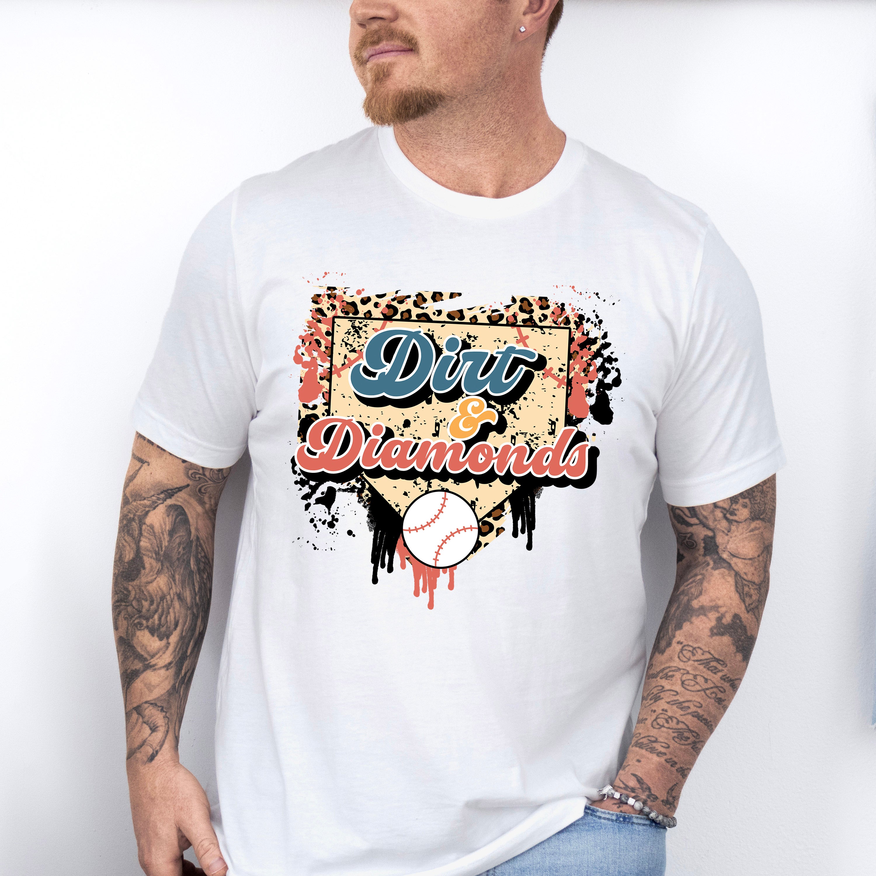 Dirt And Diamond - Baseball Unisex Crewneck T-Shirt Sweatshirt Hoodie