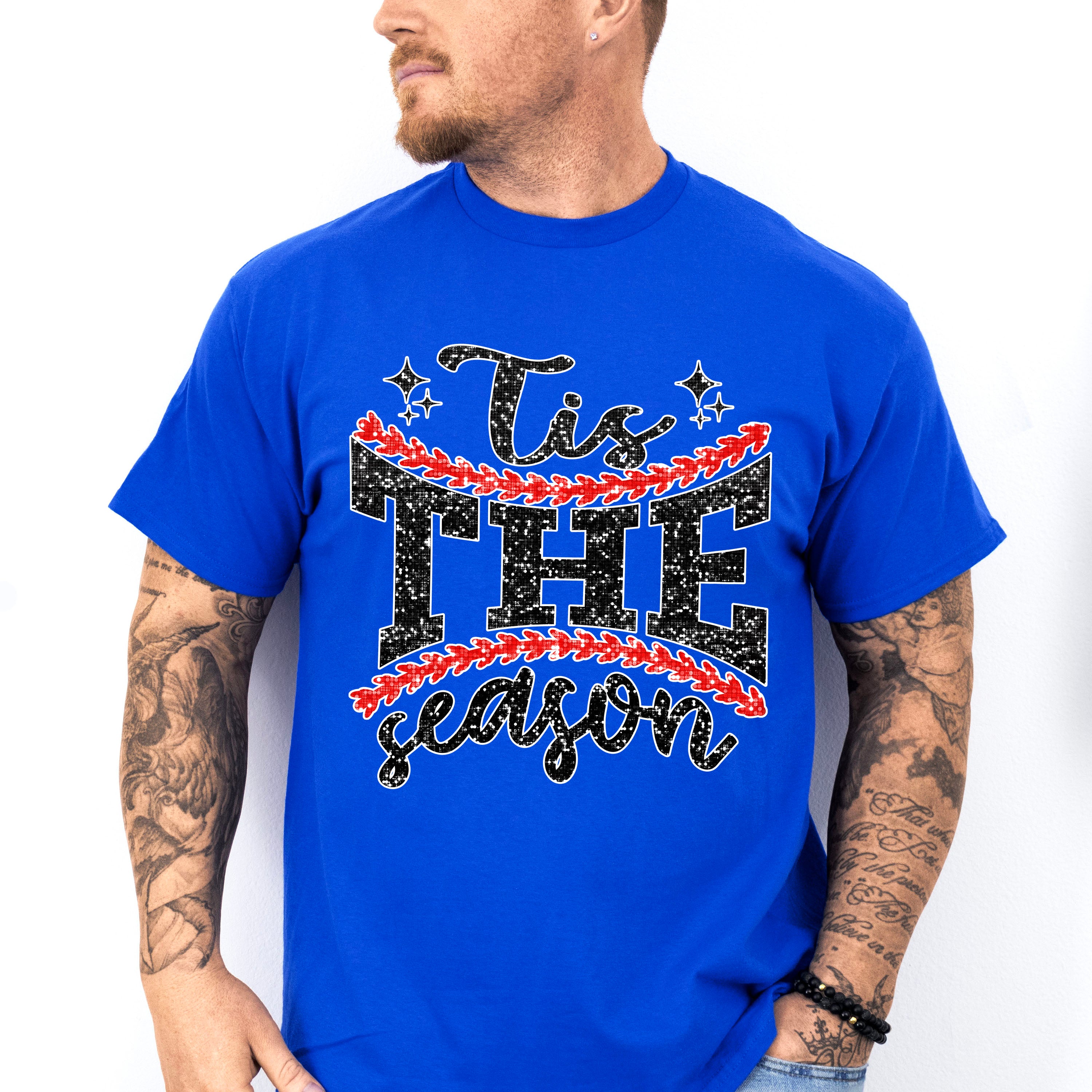 Tis The Season Design - Baseball Unisex Crewneck T-Shirt Sweatshirt Hoodie