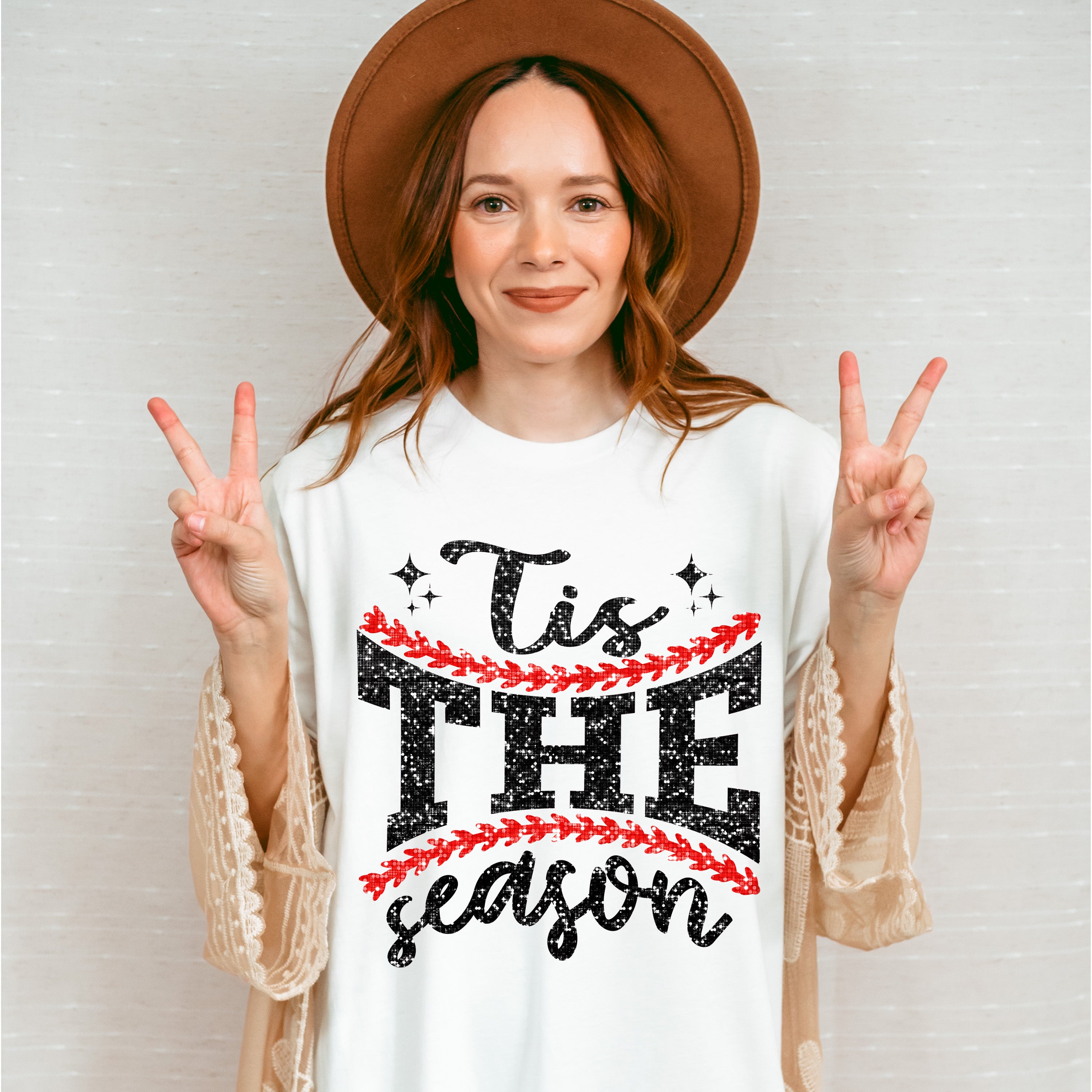 Tis The Season Design - Baseball Unisex Crewneck T-Shirt Sweatshirt Hoodie