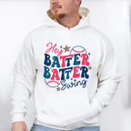 Hey Batter Batter Swing - Baseball Unisex Crewneck T-Shirt Sweatshirt Hoodie