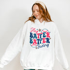 Hey Batter Batter Swing - Baseball Unisex Crewneck T-Shirt Sweatshirt Hoodie