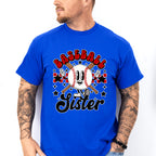 Smiley Baseball Sister - Baseball Unisex Crewneck T-Shirt Sweatshirt Hoodie