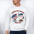 Passing Time Together Since 1860 - Baseball Unisex Crewneck T-Shirt Sweatshirt Hoodie