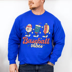 Baseball Drink And Hot Dog Design - Baseball Unisex Crewneck T-Shirt Sweatshirt Hoodie