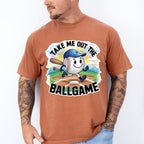 Take Me Out The Ball Game Running Ball Design - Baseball Unisex Crewneck T-Shirt Sweatshirt Hoodie