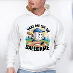 Take Me Out The Ball Game Running Ball Design - Baseball Unisex Crewneck T-Shirt Sweatshirt Hoodie
