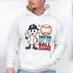 Take Me Out The Ball Game Design - Baseball Unisex Crewneck T-Shirt Sweatshirt Hoodie