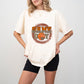 Circle Gameday Leopard Design - Basketball Unisex Crewneck T-Shirt Sweatshirt Hoodie