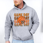 Leopard Heart Game Day Design - Basketball Unisex Crewneck T-Shirt Sweatshirt Hoodie