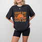 Leopard Heart Game Day Design - Basketball Unisex Crewneck T-Shirt Sweatshirt Hoodie