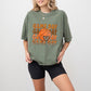 Leopard Heart Game Day Design - Basketball Unisex Crewneck T-Shirt Sweatshirt Hoodie