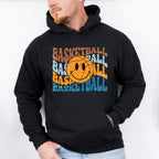 Smiley Basketball Design - Basketball Unisex Crewneck T-Shirt Sweatshirt Hoodie