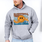 Smiley Basketball Design - Basketball Unisex Crewneck T-Shirt Sweatshirt Hoodie