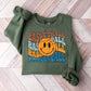 Smiley Basketball Design - Basketball Unisex Crewneck T-Shirt Sweatshirt Hoodie