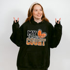My Heart Is On That Court - Basketball Unisex Crewneck T-Shirt Sweatshirt Hoodie