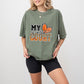 My Heart Is On That Court - Basketball Unisex Crewneck T-Shirt Sweatshirt Hoodie