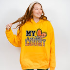 My Heart Is On That Court - Basketball Unisex Crewneck T-Shirt Sweatshirt Hoodie