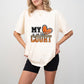 My Heart Is On That Court - Basketball Unisex Crewneck T-Shirt Sweatshirt Hoodie