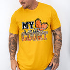 My Heart Is On That Court - Basketball Unisex Crewneck T-Shirt Sweatshirt Hoodie