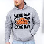 Smiley Peace Sign Game Day Design - Basketball Unisex Crewneck T-Shirt Sweatshirt Hoodie