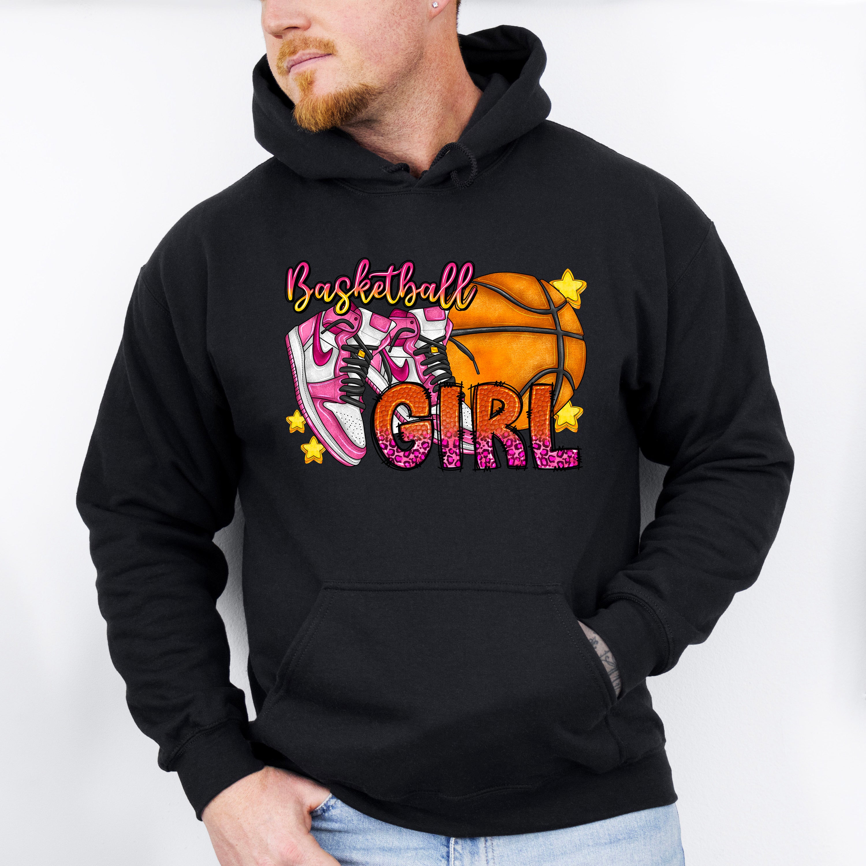 Basketball Girl - Basketball Unisex Crewneck T-Shirt Sweatshirt Hoodie