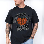 Basketball Mom Glitter Design - Basketball Unisex Crewneck T-Shirt Sweatshirt Hoodie