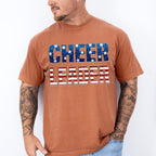 Cheerleader US Flag Design - Cheerleader Unisex Crewneck T-Shirt Sweatshirt Hoodie