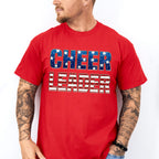 Cheerleader US Flag Design - Cheerleader Unisex Crewneck T-Shirt Sweatshirt Hoodie
