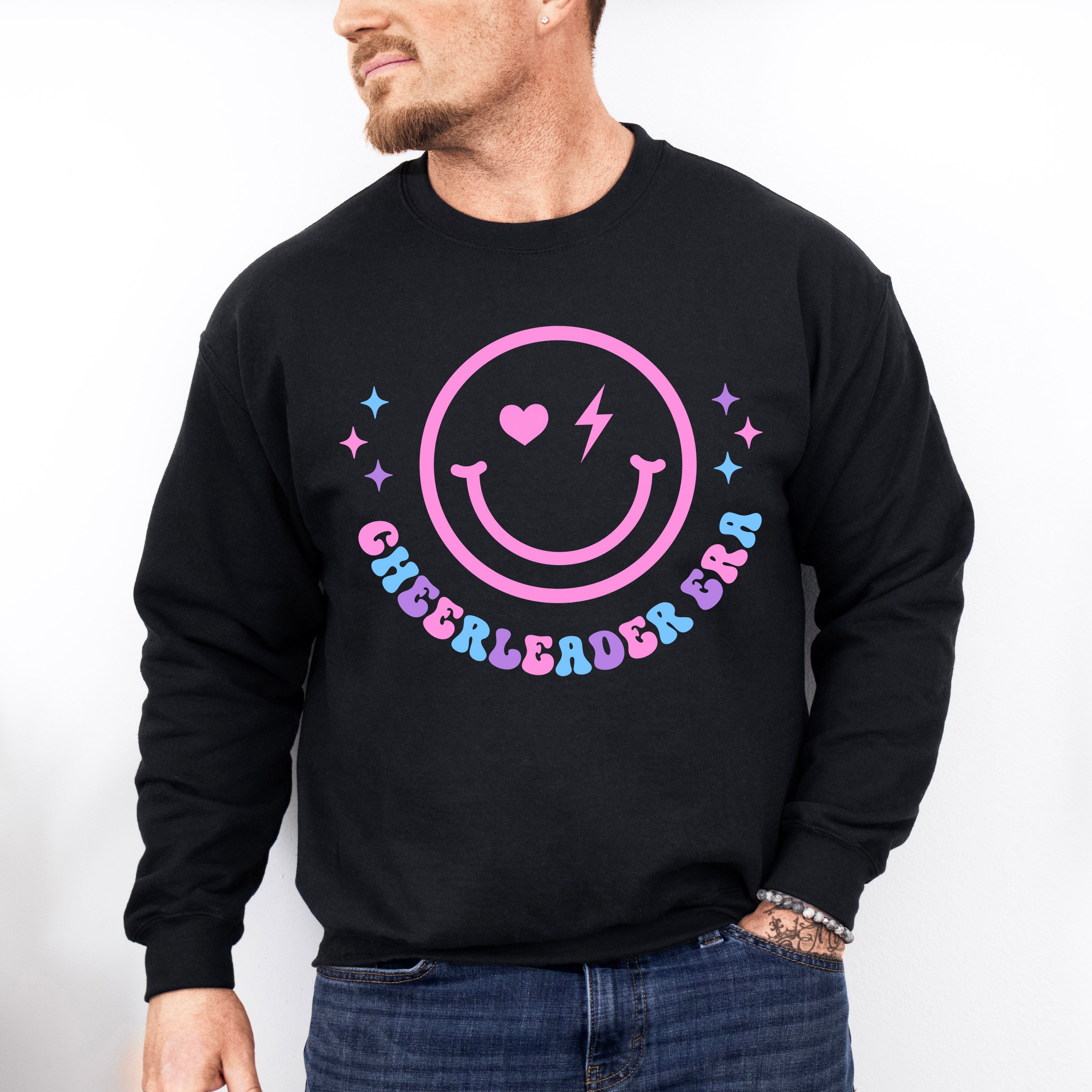 Smiley Cheerleader Era - Cheerleader Unisex Crewneck T-Shirt Sweatshirt Hoodie