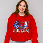 Happy 4th Of July Gnomie 4Th Of July Unisex Crewneck T-Shirt Sweatshirt Hoodie