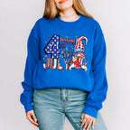 Happy 4th Of July Gnomie 4Th Of July Unisex Crewneck T-Shirt Sweatshirt Hoodie