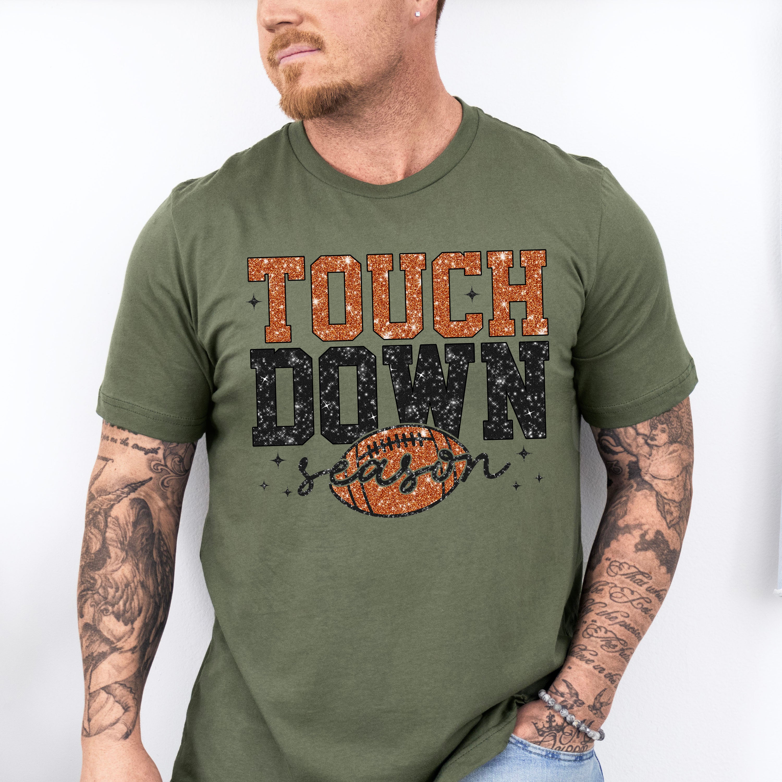 Touch Down Season - Football Unisex Crewneck T-Shirt Sweatshirt Hoodie