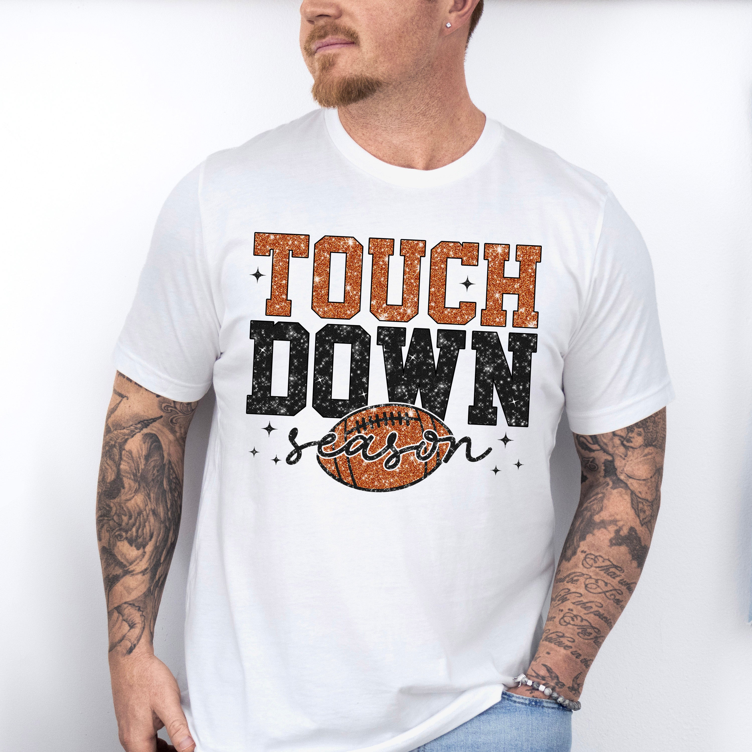 Touch Down Season - Football Unisex Crewneck T-Shirt Sweatshirt Hoodie