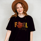 Fall Vibes Leaf - Fall Unisex Crewneck T-Shirt Sweatshirt Hoodie